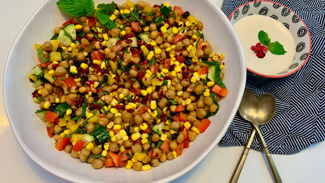Salsa Salad with Davidson Plum fruit and Tahini dressing
&ndash; Natif Foods
