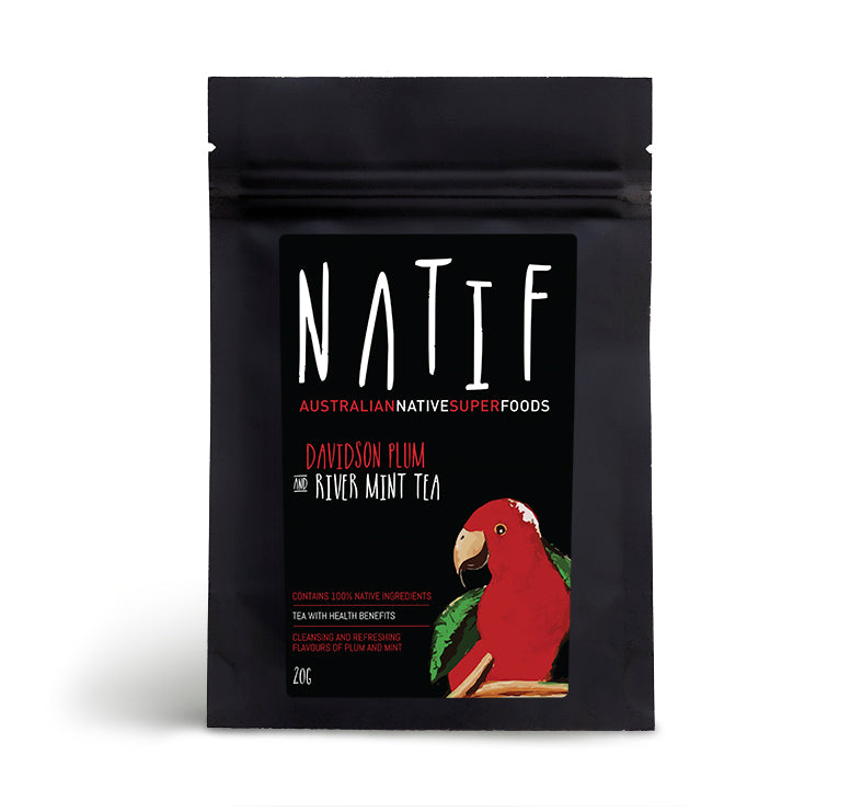 DAVIDSON PLUM AND RIVERMINT TEA Natif Foods